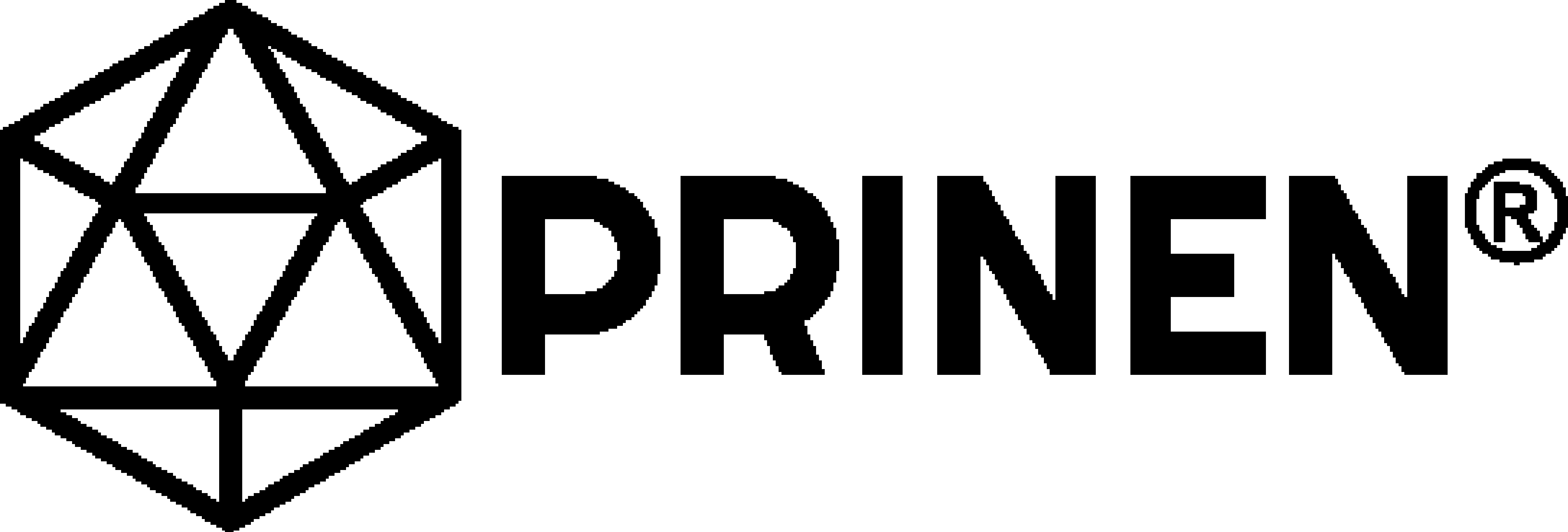 PRINEN Logo – minimalistisch in Schwarz-Weiß